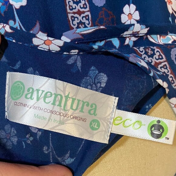 Aventura Blue Floral Mini Dress - Picture 6 of 6